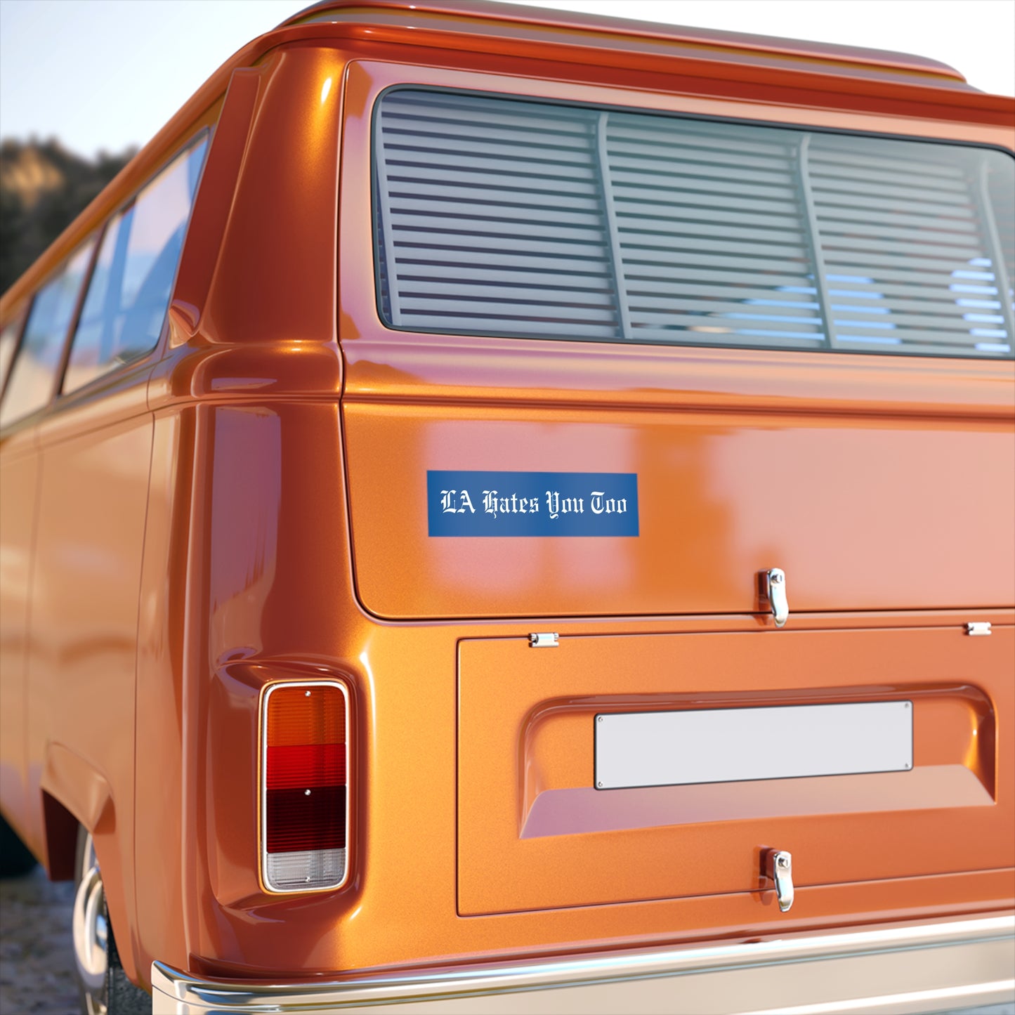 Bumper Sticker "LA Hates You Too" Baseball Fan